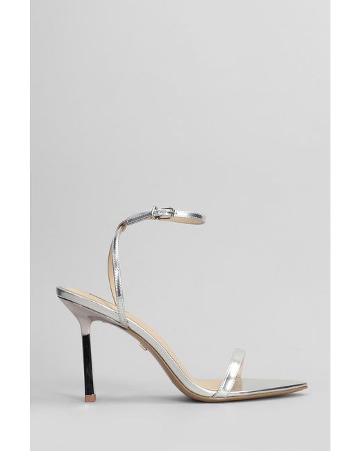 Lola Cruz White Summer Heel 95 Sandals