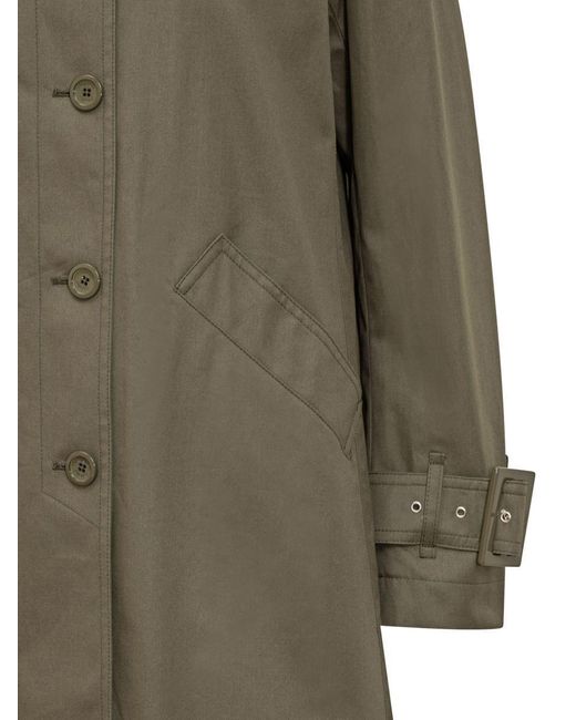 Herno Green Delon Medium Trench Coat