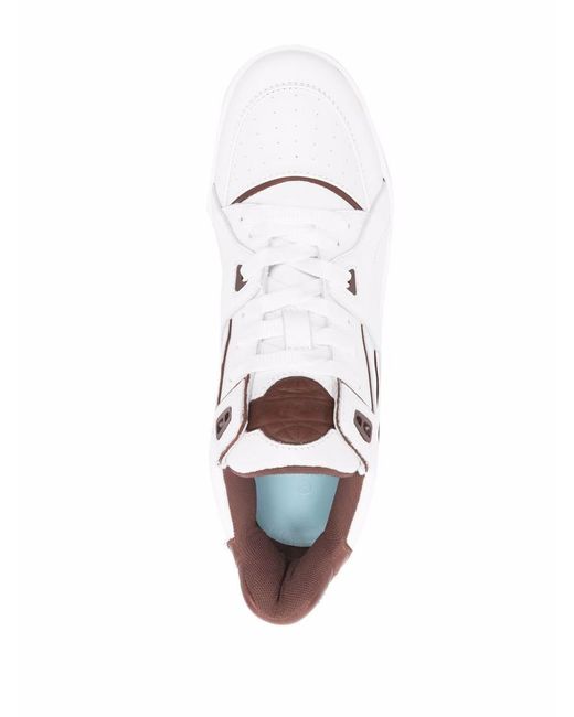 Just Don White Low Luxury Jd3 Sneakers for men