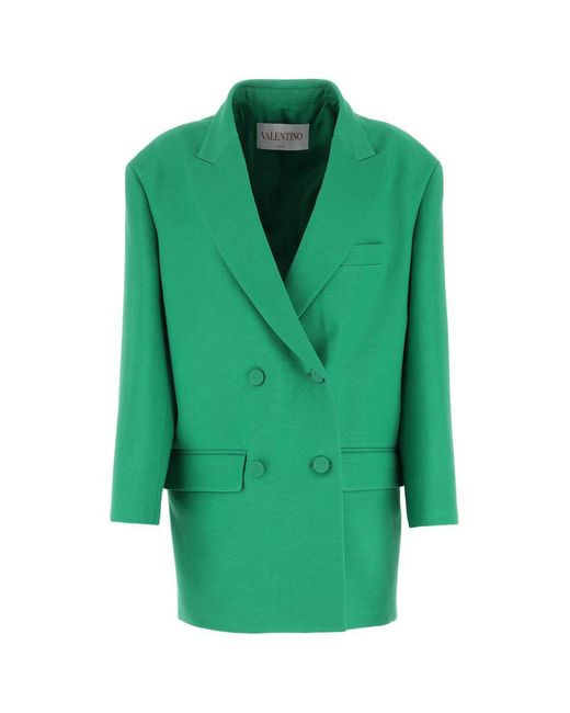 Valentino Garavani Green Jackets And Vests