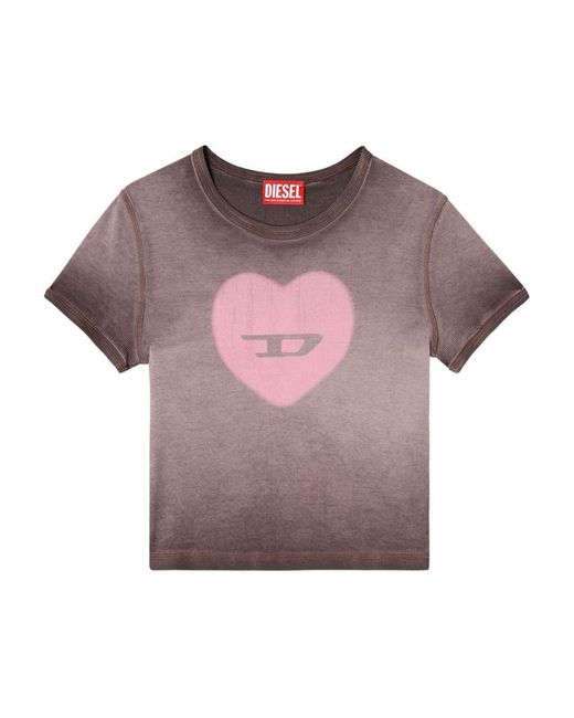 DIESEL Purple T-Ele T-Shirt