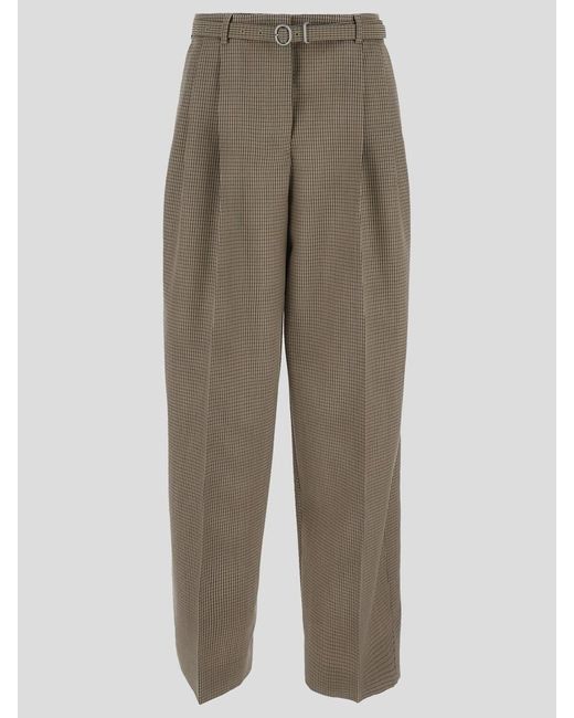 Jil Sander Natural Belt Trousers