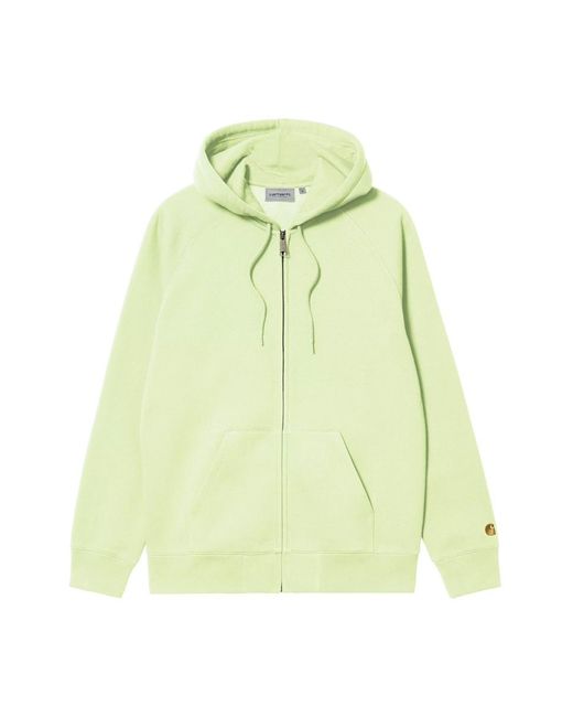 Carhartt Yellow "Hooded Chase" Jacket for men
