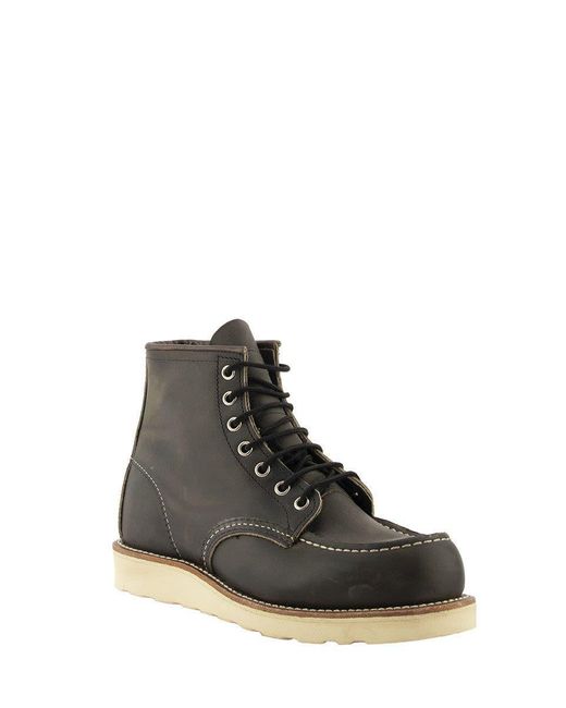 Red Wing Black Classic Moc for men