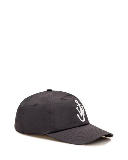 J.W. Anderson Black Baseball Cap for men