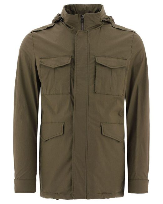 Herno Green Coats & Jackets for men