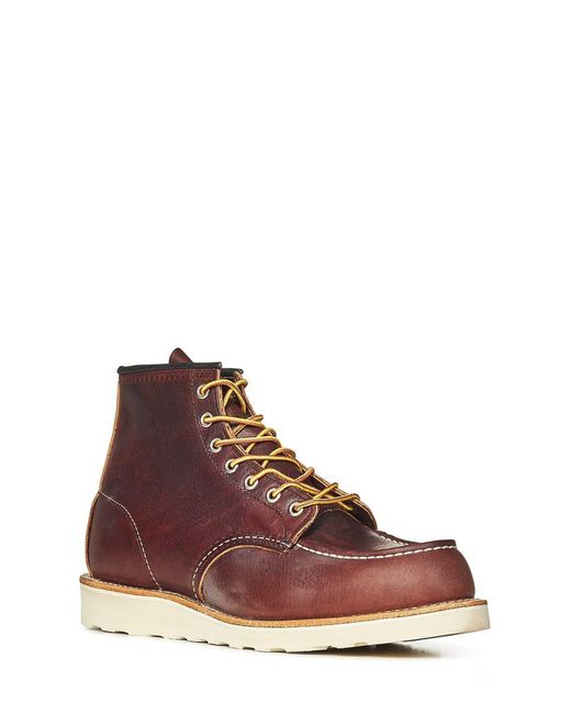Red Wing Brown Leather Ankle Boots for men