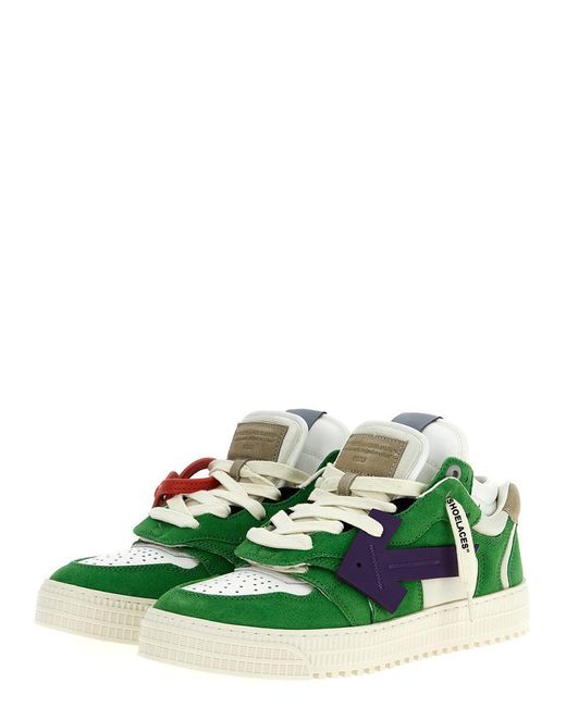 Off-White c/o Virgil Abloh Green 'Floating Arrow' Sneakers for men