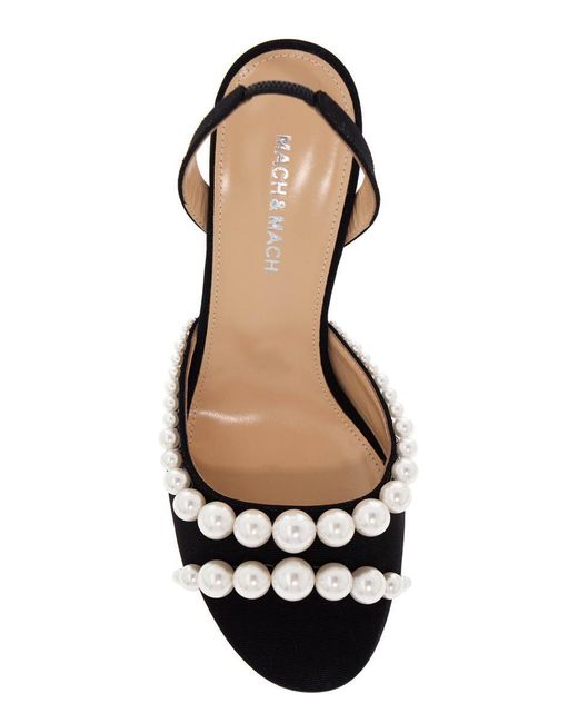 Mach & Mach White Mermaid Sandals