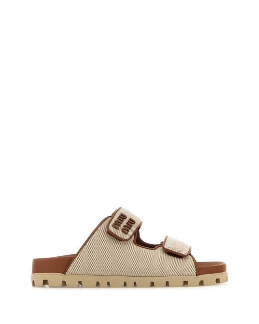 Miu Miu Brown Sandals