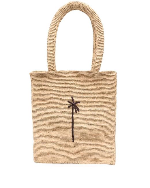 Manebí Natural 'Plam' Shoulder Bag