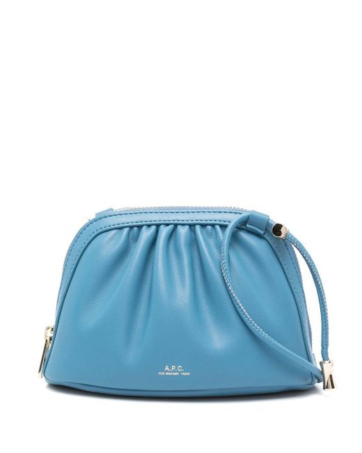 A.P.C. Blue Bourse Ninon Small Bags