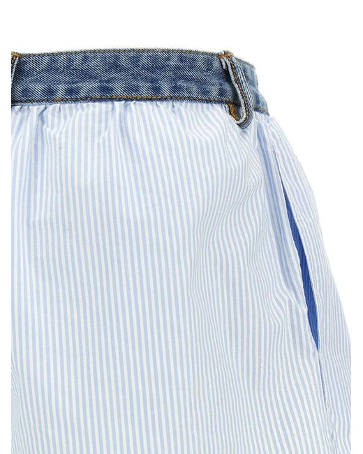 T By Alexander Wang Blue Boxer Shorts