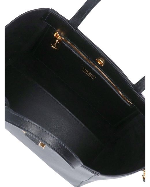 Balenciaga Black Hourglass Soft Tote Bag Small