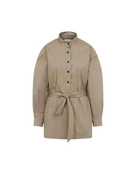 Saint Laurent Natural Elegant Mini Shirt For