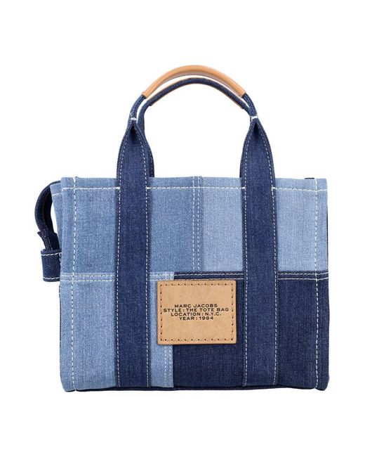Marc Jacobs Blue The Denim Small Tote Bag