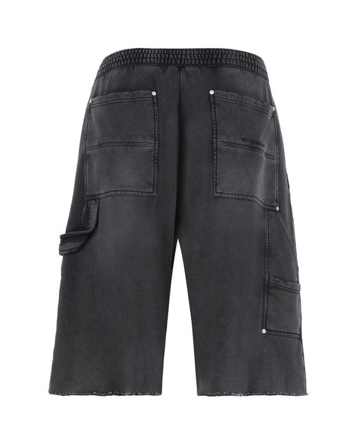 Givenchy Gray Cotton Bermuda Shorts for men