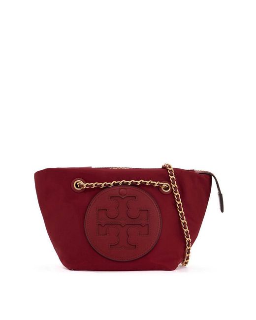 Tory Burch Red Small Ella Shoulder Bag