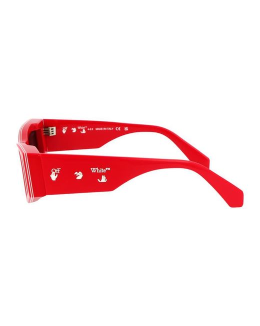 Off-White c/o Virgil Abloh Red Off- Sunglasses