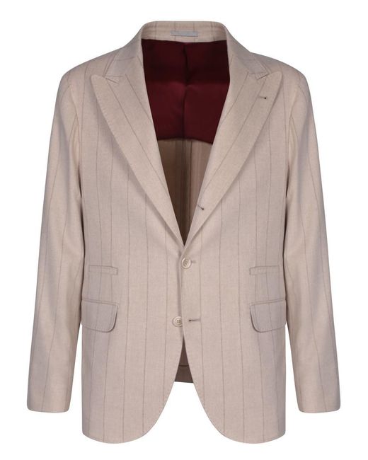 Brunello Cucinelli Brown Blazers for men