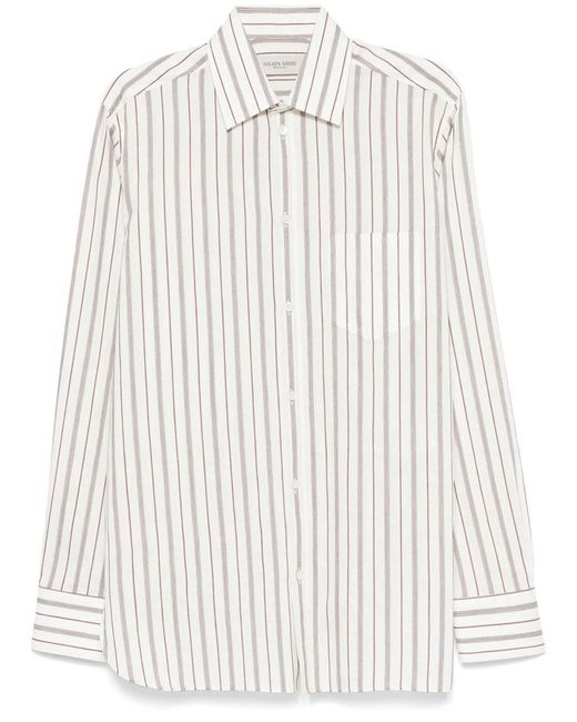 Golden Goose Deluxe Brand White Journey's Regular Shirt Alvise St for men