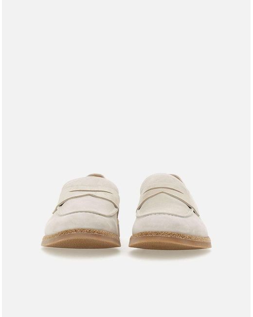Eleventy White Flat Shoes for men