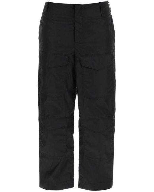 Simone Rocha Black Nylon Cargo Pants For for men