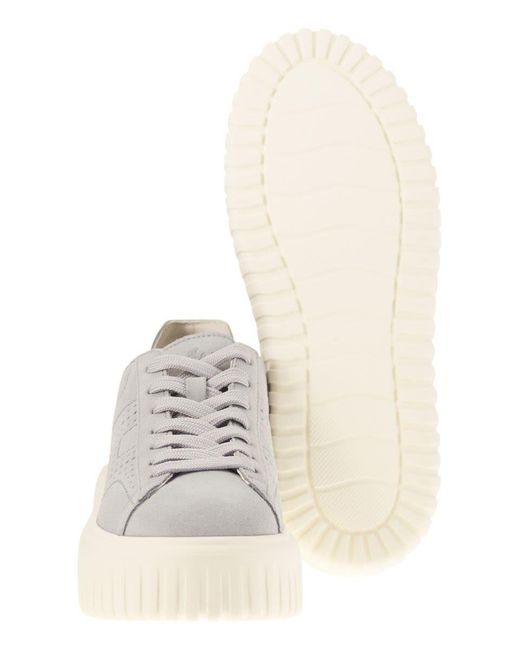 Hogan Gray H-Stripes