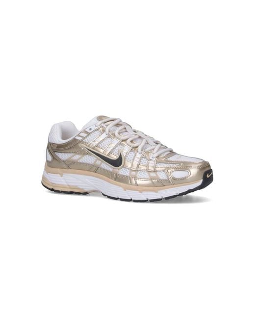 Nike White "P-6000" Sneakers