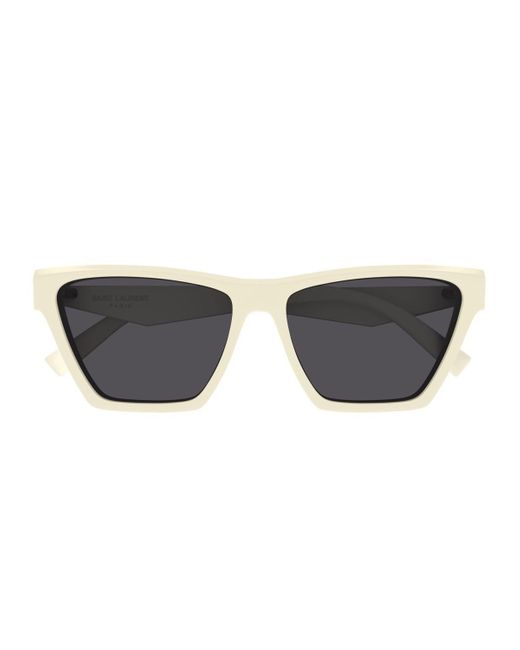 Saint Laurent Gray Sl M103 Linea Monogram Sunglasses