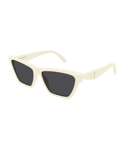 Saint Laurent Gray Sl M103 Linea Monogram Sunglasses