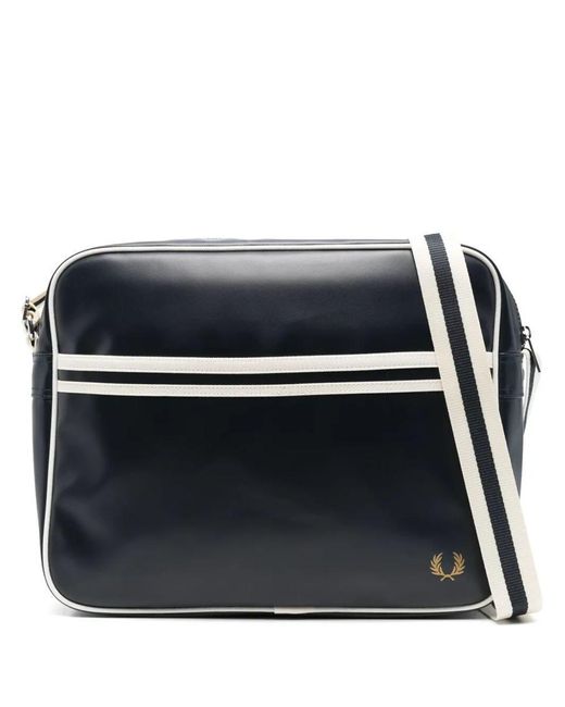 Fred Perry Black Classic Shoulder Bag Bags for men
