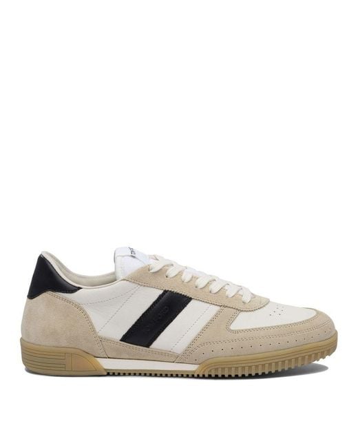 Tom Ford White Luxury Slip-On Sneakers For for men