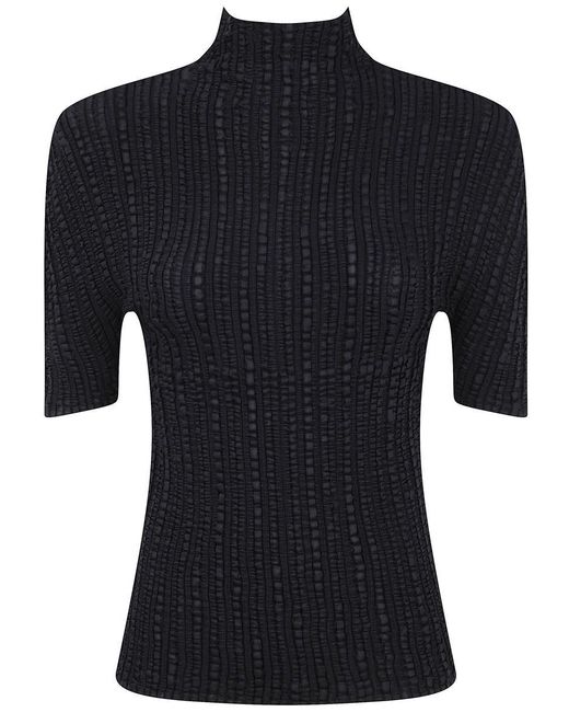 Issey Miyake Black Jellyfish Pleats Shirt