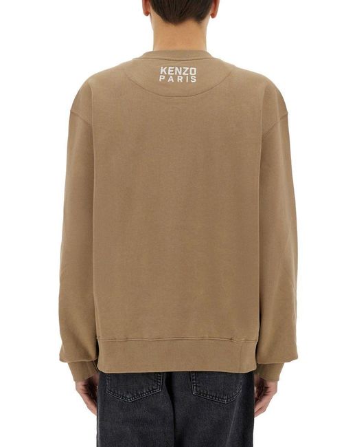KENZO Natural Crew Neck Swatshirt for men