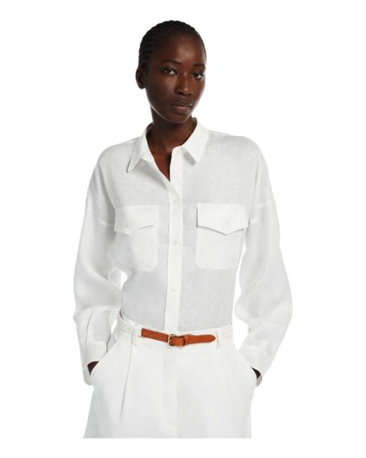 Weekend by Maxmara White Spoleto Shirt