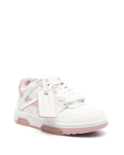Off-White c/o Virgil Abloh Pink Out Of Office Sneakers