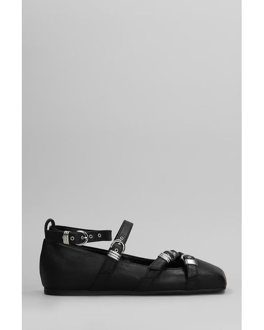 Vic Matié Gray Logic 101 Ballet Flats