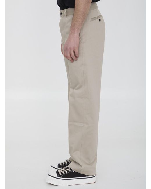 AMI Gray Chino Pants for men