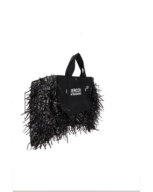 Undercover Black Fringed Handbag