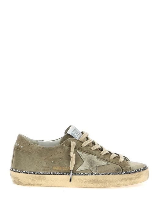 Golden Goose Deluxe Brand Green 'Superstar' Sneakers