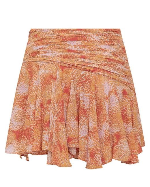 IRO Orange Issah Skirt