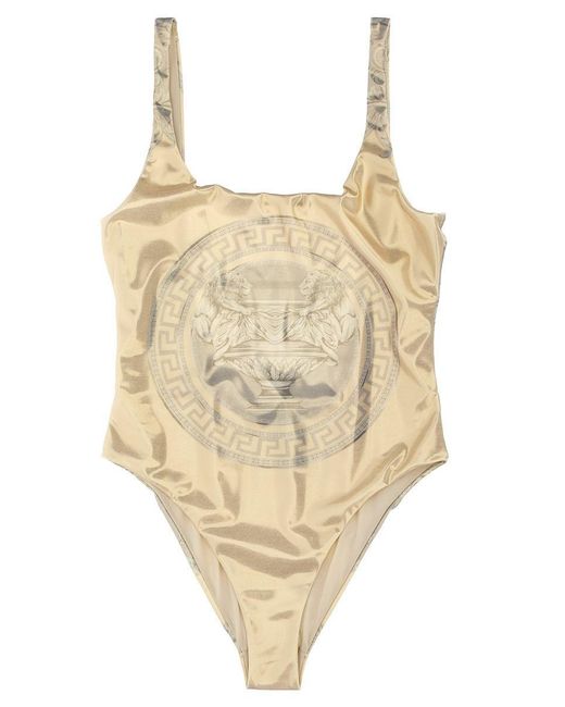 Versace Natural 'La Coupe Des Dieux' Swimsuit