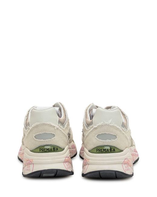 Premiata White Mased Shoe