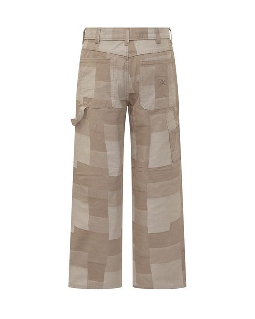 Dickies Gray Carpenter Jacquard Pants for men