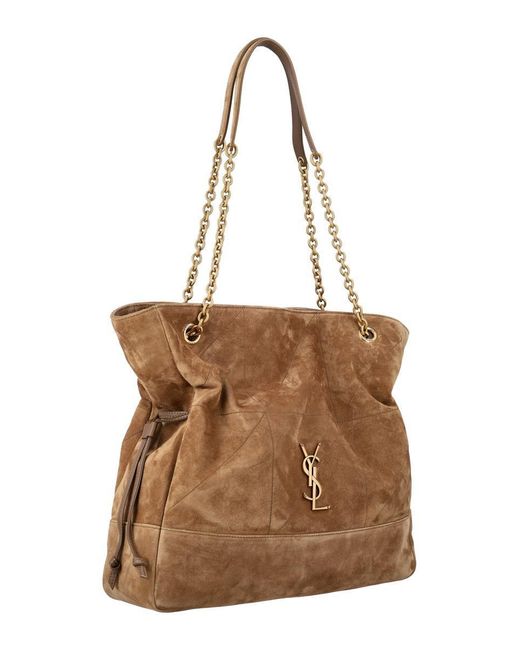 Saint Laurent Brown Jamie Shopping Bag