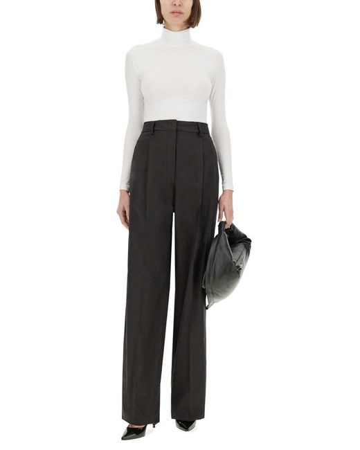 THE LATEST Black Poplin Pants