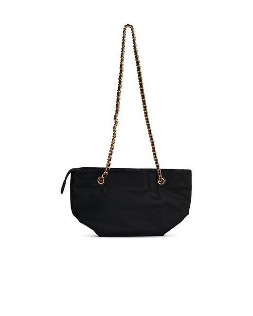 Tory Burch Black Small 'Ella' Nylon Bag