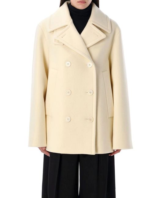 コート Jil Sander Double-breasted coat Jil Sander double-breasted Wool Coat | Grey | FARFETCH JO