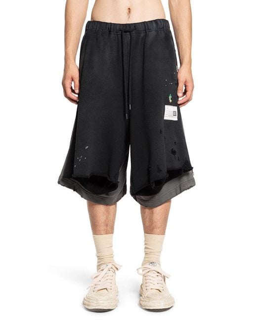 Maison Mihara Yasuhiro Black Shorts & Skirts for men